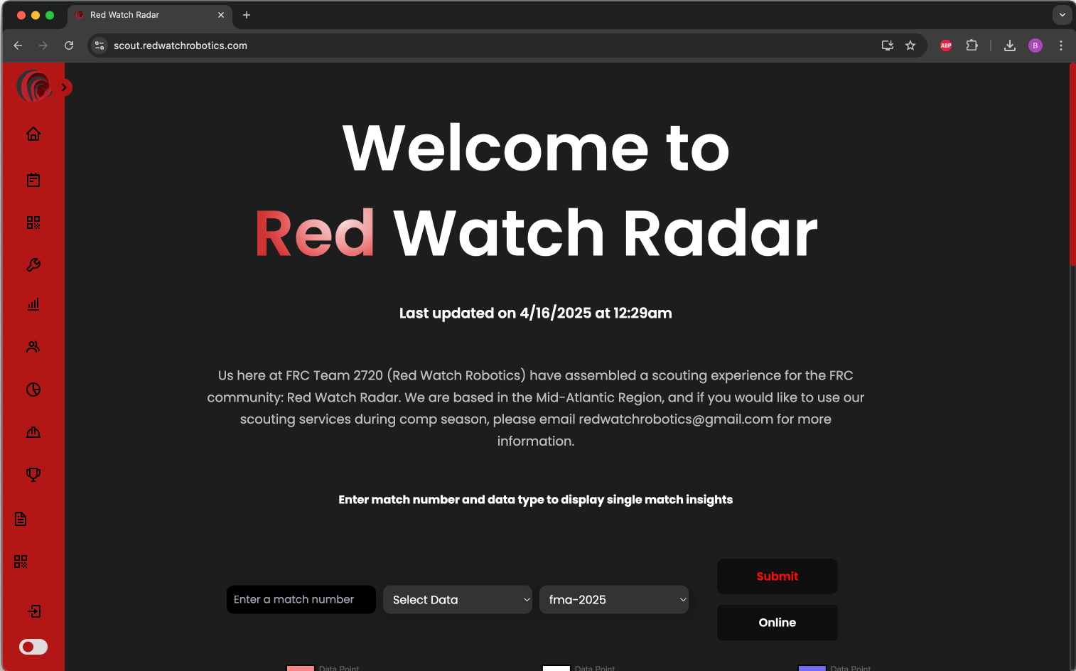 FRC Analytics Platform
